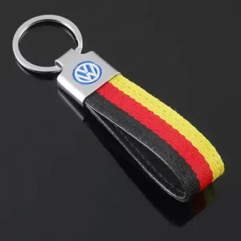 Нейлоновый брелок для ключей с логотипом автомобиля для Volkswagen Polo Golf Passat R32 Jetta Touareg Tiguan Bora Lavida Scirocco, брелок с подвеской