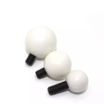 Нейлоновый круглый наконечник для инструментов для ремонта вмятин на автомобиле, винт M8, шариковый комплект, аксессуар для стержня капота, круглые шариковые наконечники