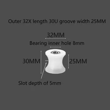 Подшипник HELTC нейлоновый U-образный