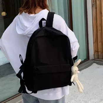 Нейлоновый школьный ранец для улицы и путешествий, женские рюкзаки для девочек-подростков, Вместительная женская сумка, однотонная школьная сумка, Mochila