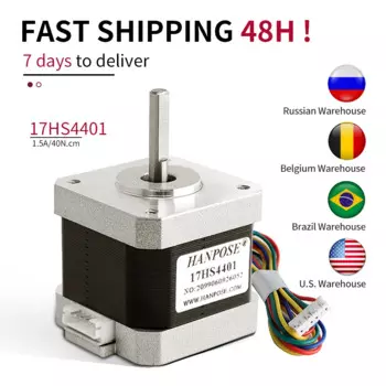 Шаговый двигатель HANPOSE Nema17 78 унций 1.8 А