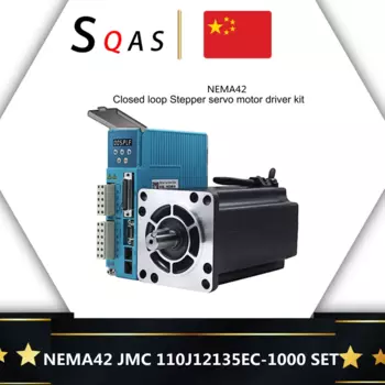 NEMA42 Шаговые комплекты с ЧПУ, 3-фазный серводвигатель, драйвер 3HSS2208H-110 110J12135EC-10, 110 мм, двигатель переменного тока NEMA 42, 6A, 1,2 градуса
