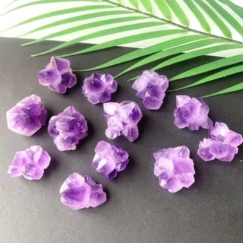 Необработанный аметистовый цветок AierCrystal