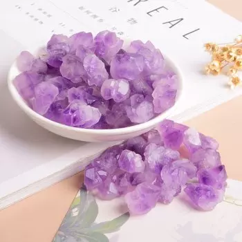 Необработанный аметистовый кварц, кластер, 1000г, WEI HONG