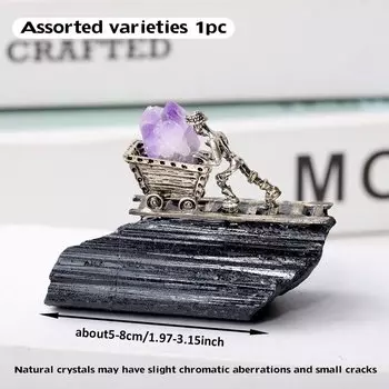 Необработанный черный турмалин Apengshi