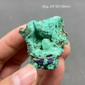 Необработанный зеленый малахит TEGSTGKW