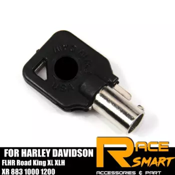 Необрезанный пустой ключ для мотоцикла HARLEY DAVIDSON FLHR Road King XL XLH XR 883 1000 1200, кольца для ключей с лезвиями