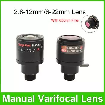NEOCoolcam объектив 2,8-12 мм 3Мп ручной для видеонаблюдения