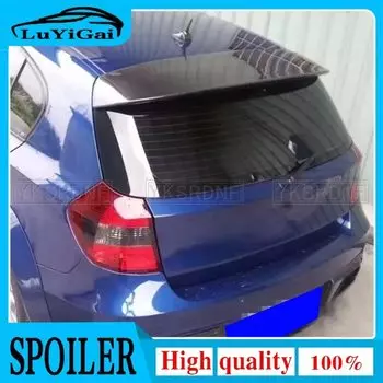 Неокрашенный грунтованный задний багажник крыша губа багажник спойлер из стекловолокна крыло подходит для BMW 1 серии E81 E87 FRP