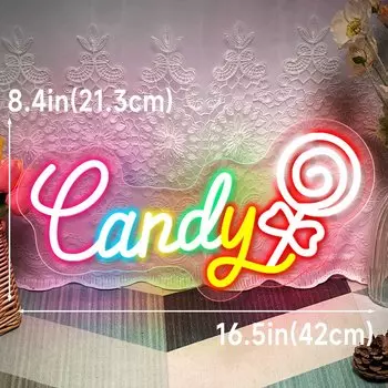 Неоновая лампа HDJSIGN, акрил, теплый белый