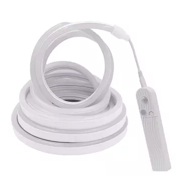 Светодиодный неоновый свет с питанием от батареи DC5V USB Неоновая лента Веревочная лампа 2835 120 светодиодов/м PIR Датчик движения Гибкая неоновая светодиодная лента Водонепроницаемая