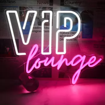 Неоновая вывеска ineonlife VIP Lounge 42*32 см