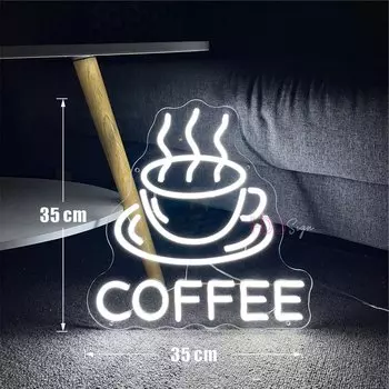 Неоновая вывеска ZHAOPAILAO NEON "Coffee" USB