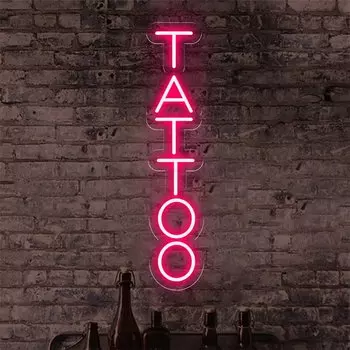 Неоновая вывеска ZHAOPAILAO NEON для тату-студии