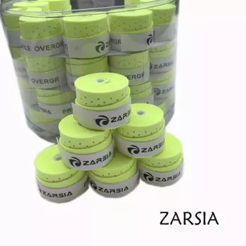 (Неоново-зеленый) липкая на ощупь теннисная накладка, перфорированная Накладка для тенниса, Накладка для бадминтона, Накладка для тенниса, теннисная ракетка