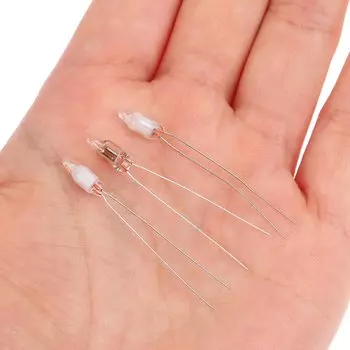 Неоновые лампы индикатора NCVHRT, 60 шт., красный/синий/зеленый, 4х10 мм