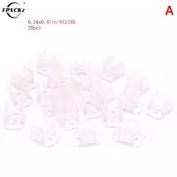 Неоновые зажимы для крепления ленты HELTC 20 шт.