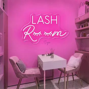 Неоновый знак ZHAOPAILAO NEON LASH розовый