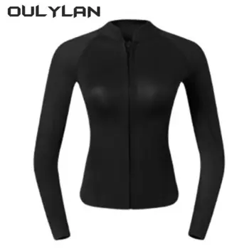 Неопреновый гидрокостюм Oulylan, идеальные женские куртки 2 мм для подводного плавания, дайвинга, серфинга, плавания, куртки для дайвинга