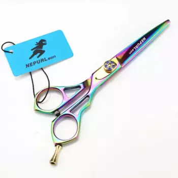 Nepurlson 6 дюймов Japan440c стальные профессиональные высококлассные Парикмахерские ножницы парикмахерские ножницы для стрижки волос