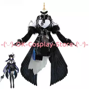 Nerissa Ravencroft костюмы для косплея аниме одежда женское милое праздничное платье костюм Хэллоуин карнавальная униформа на заказ