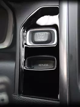 Нержавеющая сталь автомобильный Стайлинг консоли панель замочной скважины рамка крышка отделка для Volvo XC60 2013-2017 левый рулон аксессуары для интерьера наклейка