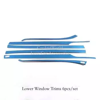 Нержавеющая сталь для Toyota Alphard Vellfire 2015-2021, крышка центральной стойки, накладки на окна автомобиля, рамки средней колонны, украшения, аксессуары