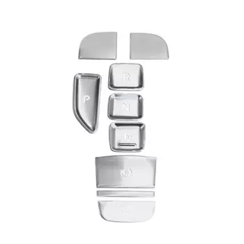 Нержавеющая сталь, панель переключения передач, кнопка, наклейка, накладка, аксессуары для авто украшения, подходят для Hyundai Tucson NX4 2021 2022 2023