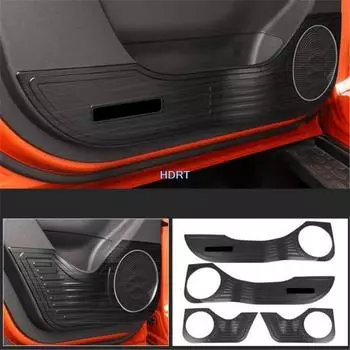 Нержавеющая сталь, серебристая, черная Автомобильная дверь, защита от ударов, Защитная панель для Great Wall GWM Tank 300 WEY танкер 2021 +