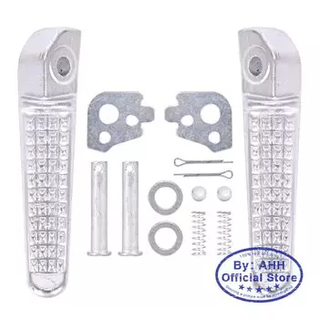 Нескользящие черные складные подножки CVK из алюминиевого сплава с ЧПУ, подножки для педали, передние и задние подножки для HONDA CB400 CB-1 VTEC