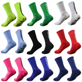 Нескользящие футбольные носки, новинка 2023, мужские и женские нескользящие спортивные носки для футбола, баскетбола, тенниса, велосипедные носки с рукояткой, для верховой езды, 38-46