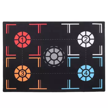 Нескользящий коврик для баскетбола-утолщенный резиновый коврик для занятий в помещении