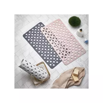 Нескользящий напольный коврик для душа и ванны, размеры 36X66 см