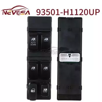 NEVOSA 93501-H1120 для Hyundai Terracan 2001-2006 14-контактный электрический переключатель окон, главная кнопка управления 93501H1120 93501-H1120Up
