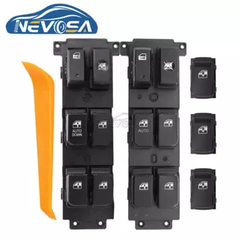 NEVOSA 93570-2B000 93580-2B000 левый переключатель стеклоподъемника задняя кнопка для Hyundai SantaFe CM 2007 2008 2009 2010 2011 93570-2B140