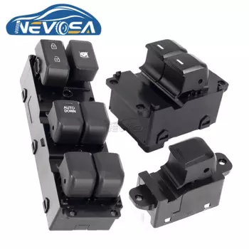 Кнопка переключения стеклоподъемника левого пассажира для Kia K2 (4 двери) Rio 3 (2 двери) 2011-2017