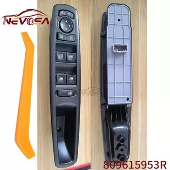 NEVOSA для автомобиля Renault SCENIC MK3 2009-2016 гг. 809610017 R Передний левый левый левый главный переключатель управления стеклоподъемником, кнопка стекла 809615953 Р