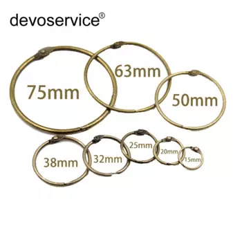 Бронзовые открытые кольца для книг devoservice BC772172