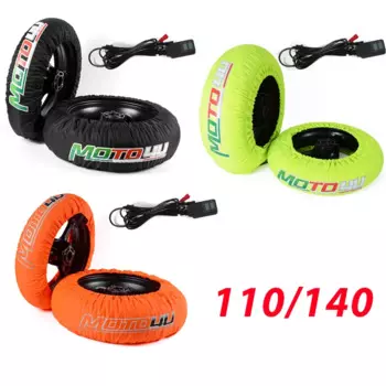 110/140, цифровой обогреватель для мотоциклетных гоночных шин, обогреватель для шин, нагреватель для мотоциклетных колес, комплект аксессуаров