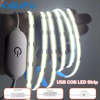 Клейкая светодиодная лента KISUFU USB 5В