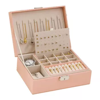 Кожаная шкатулка для украшений