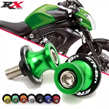 Аксессуары для мотоциклов с ЧПУ, 7 цветов, 10 мм, катушки с вращающимся рычагом, винты-Слайдеры для Kawasaki ER6N ER 6N 2006-2016, все годы