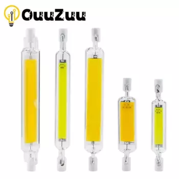 Светодиодная лампа OuuZuu R7S стеклянная трубка 50 Вт теплый белый