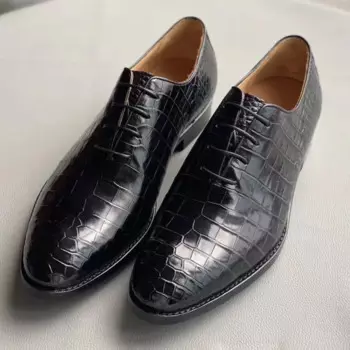 New Thai Men's Fashion Formal Men Casual Shoes Real Crocodile Belly Over Business Trend Leather Loafers Oxford кроссовки мужские