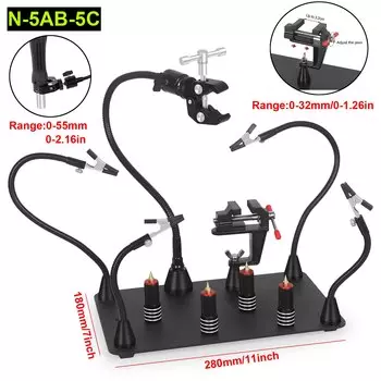 NEWACALOX Магнитные руки для пайки N-5AR-5C