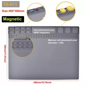NEWACALOX Теплоизоляционная прокладка из силикона серого цвета
