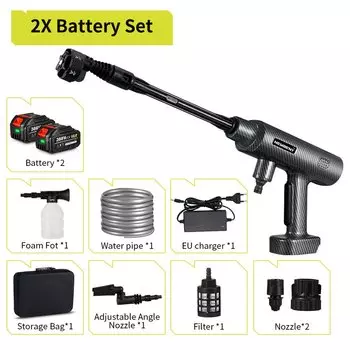 NEWBENY бесщеточная автомойка 200 бар 6 в 1