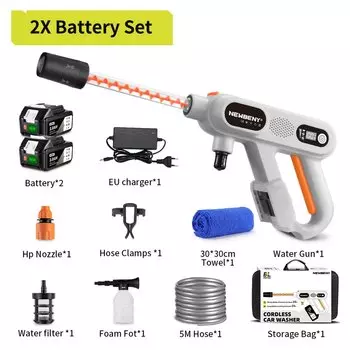 NEWBENY Автомобильная мойка высокого давления 220 бар, бесщеточная, для Makita 18В