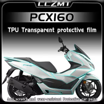 Невидимая пленка для автомобиля Honda PCX160 PCX 160 pcx160, прозрачная защитная наклейка на топливный бак, аксессуары для модификации