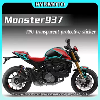 Невидимая Защитная пленка для автомобиля DUCATI MONSTER 937 950 monster 937, пленка для топливного бака, пленка для инструмента, аксессуары для модификации